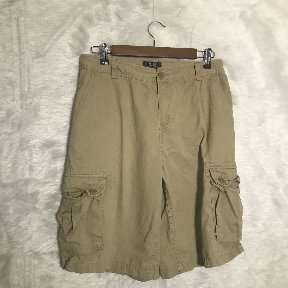 Polo Ralph Lauren Men Size 20 Khaki Cargo Shorts